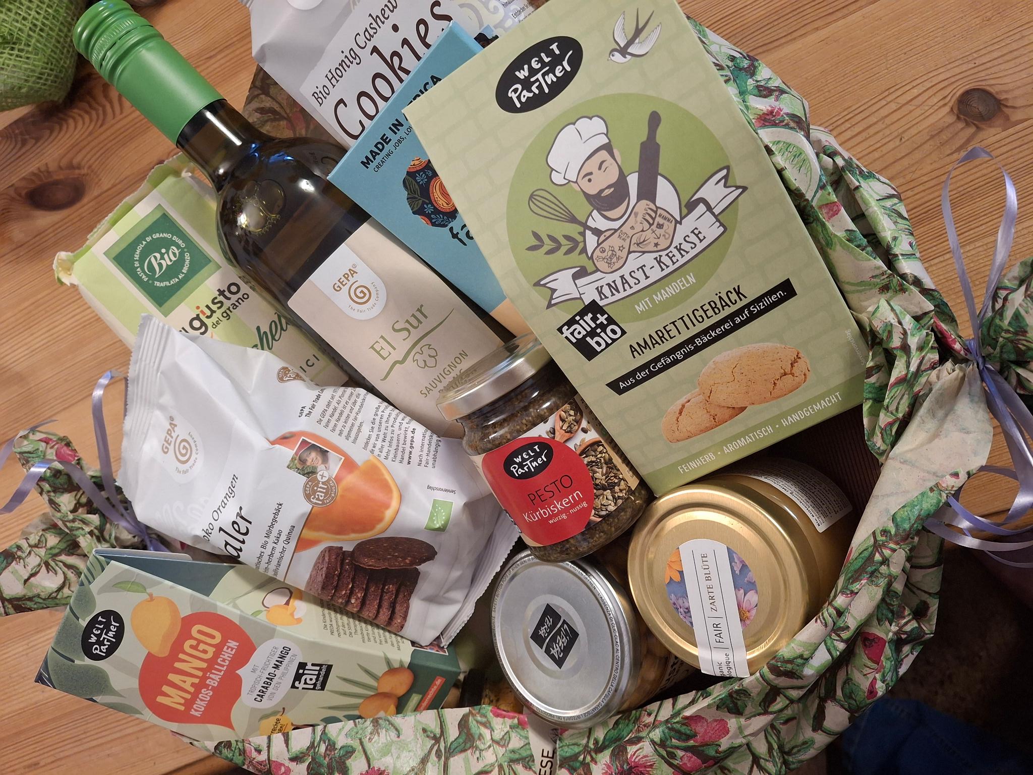 Geschenkkörbe aus fairem Handel – Schenken und fair denken